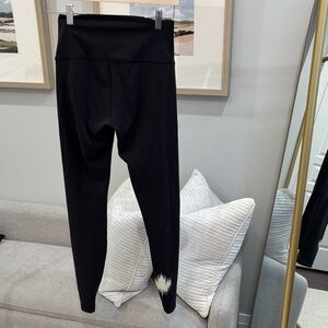 lululemon athletica Black Leggings with White Detail